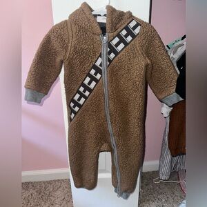 GAP Chewbacca fleece Bunting / jumpsuit/onesie